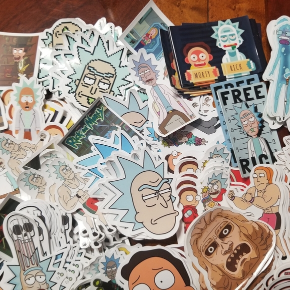 Large lot of Rick and Morty Stickers - Picture 4 of 4